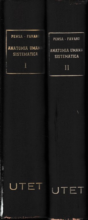 Anatomia Umana Sistematica, due volumi.