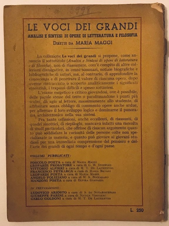Angelo poliziano: il poeta del bel canto