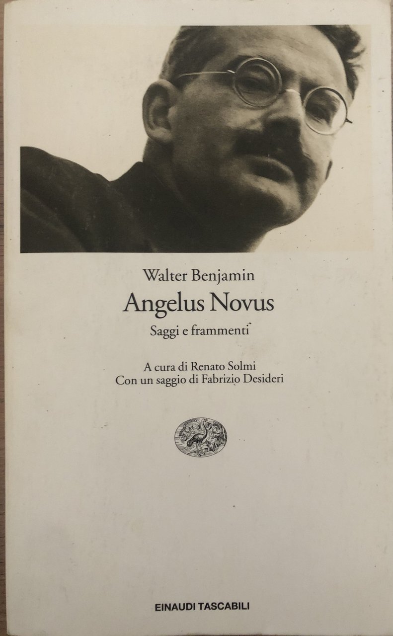 Angelus Novus. Saggi e frammenti | Immagine principale