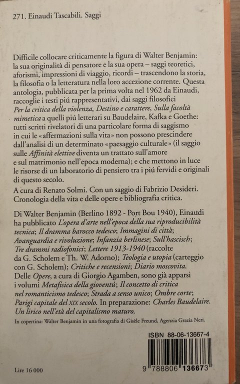 Angelus Novus. Saggi e frammenti | Immagine Gallery 2