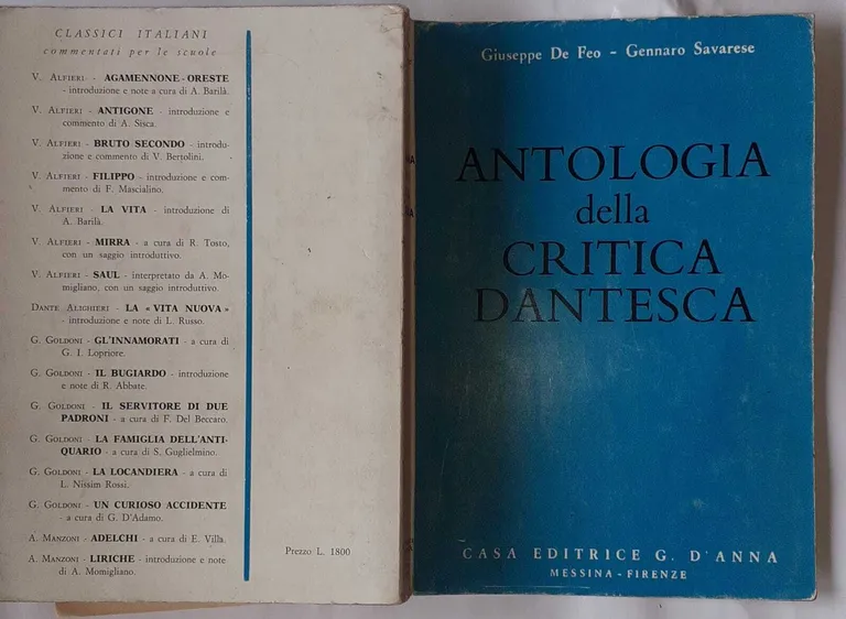 Antologia della critica dantesca