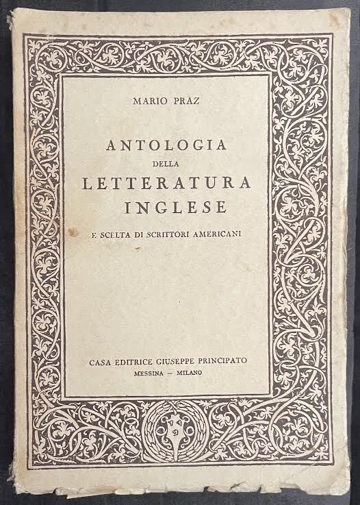 Antologia della letteratura inglese e scelta di scrittori americani | Immagine principale