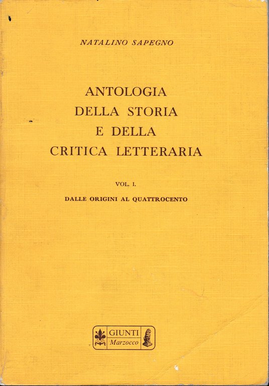 Antologia della storia e della critica letteraria vol. I^ Dalle … | Immagine Gallery 2