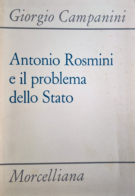 Antonio Rosmini e il problema dello Stato | Immagine Gallery 2