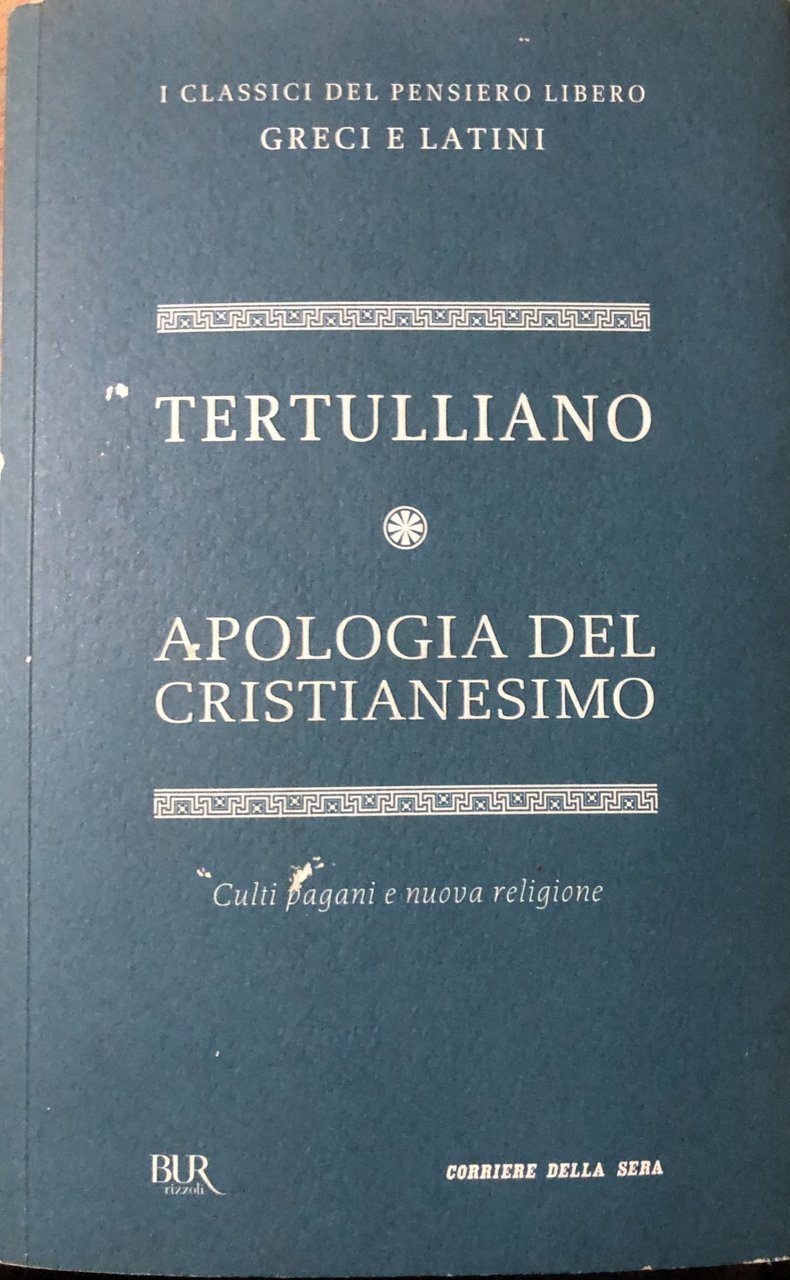 Apologia del cristianesimo.