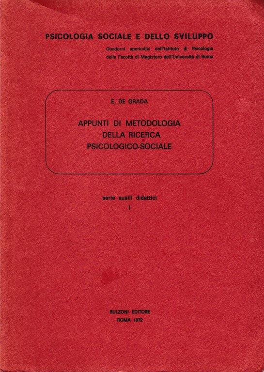 Appunti di metodologia della ricerca psicologico-sociale | Immagine Gallery 2