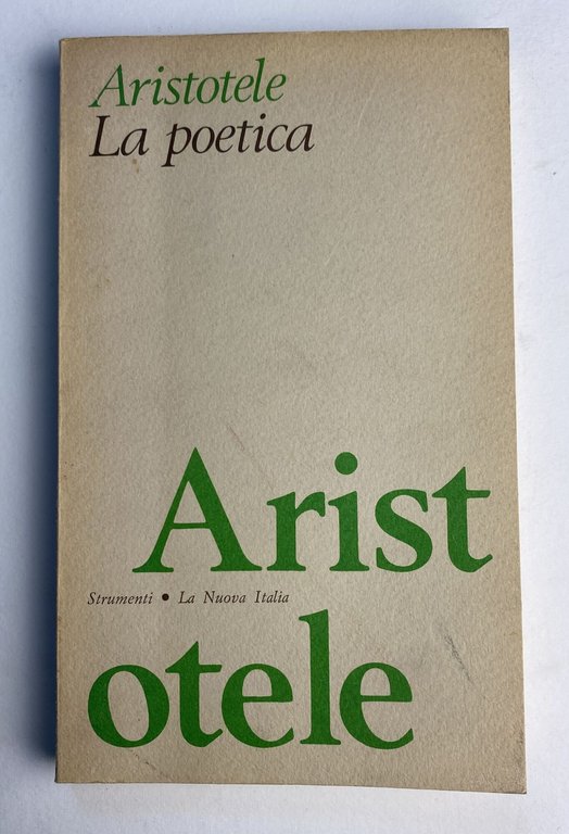 Aristotele. La poetica