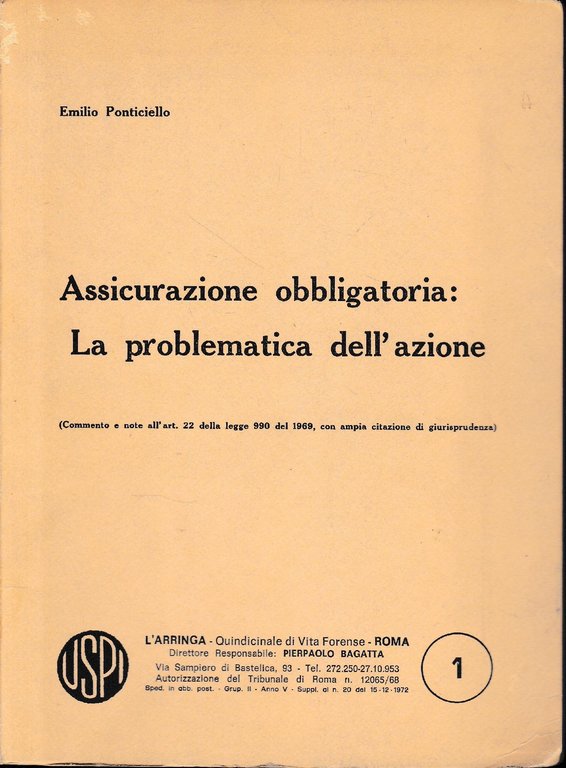 Assicurazione obbligatoria: La problematica dell'azione