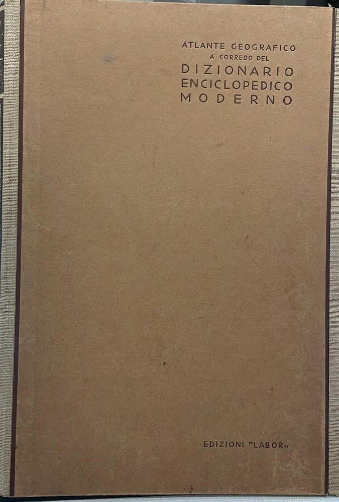 Atlante geografico a corredo del dizionario enciclopedico moderno