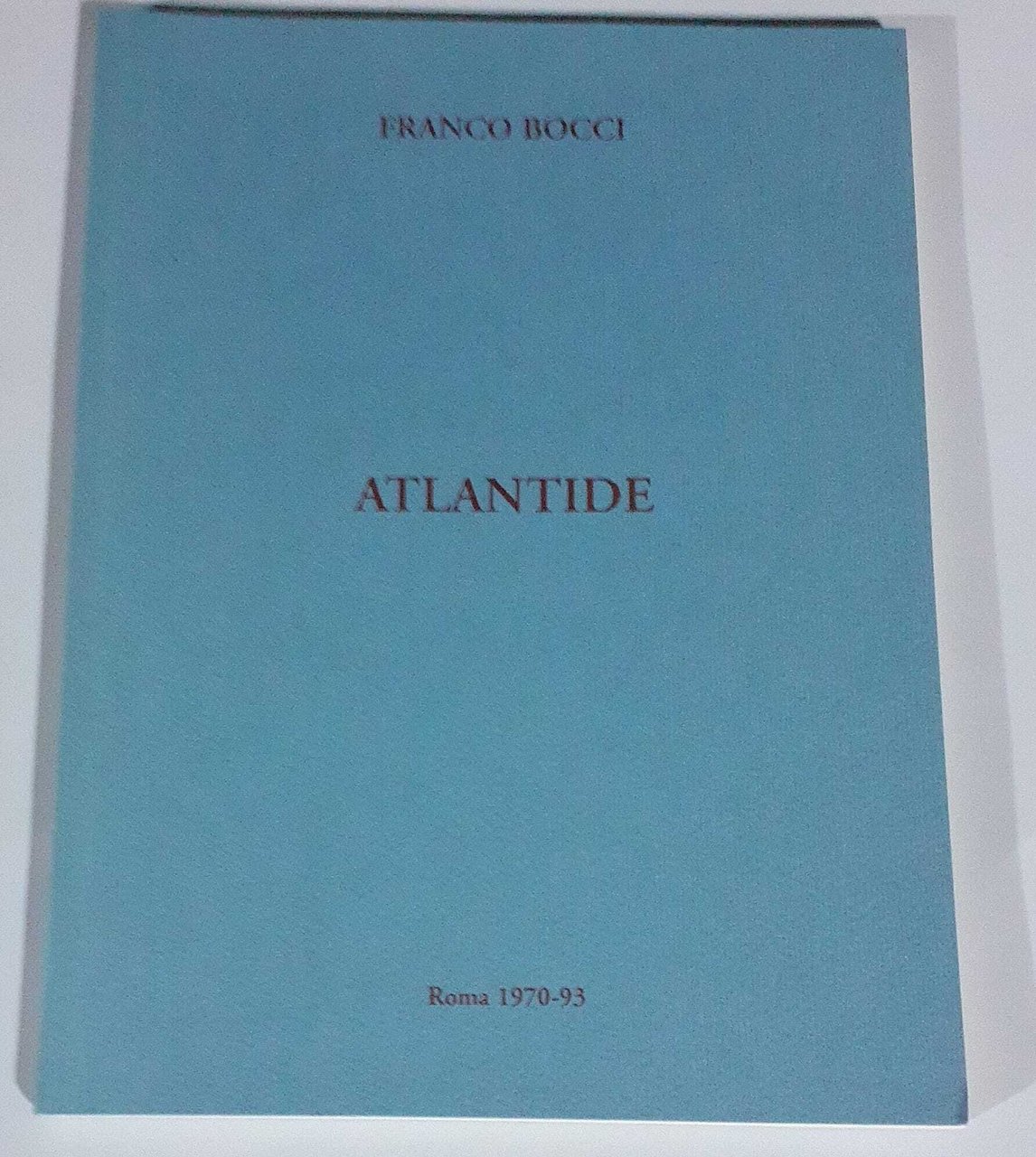 Atlantide. Poesie 1970-93 | Immagine principale