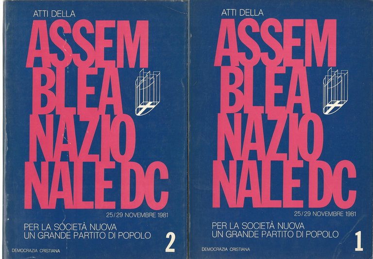Atti della assemblea nazionale DC 25/29 novembre 1981.Volumi 1-2-3 | Immagine Gallery 2