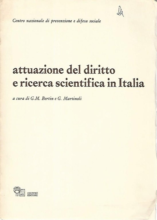 Attuazione del diritto e ricerca scientifica in Italia