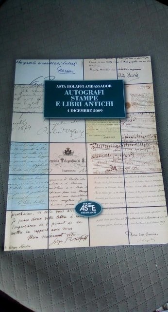 autografi stampe e libri antichi