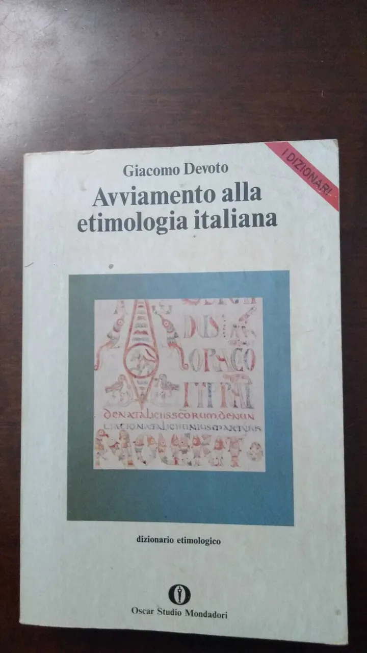 Avviamento alla etimologia italiana | Immagine principale