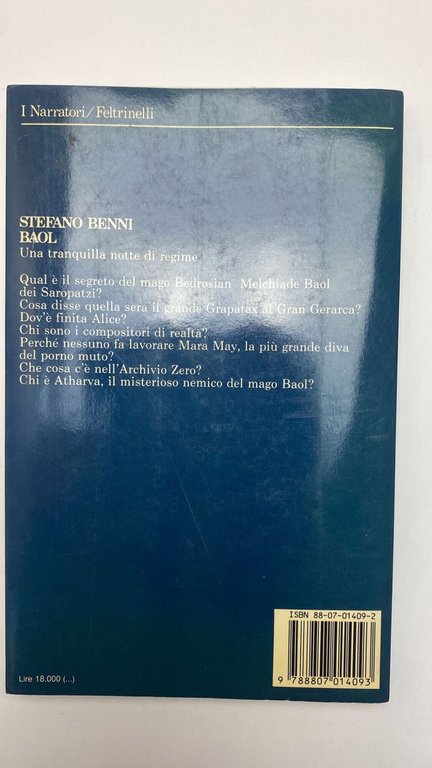 Baol. Una tranquilla notte di regime