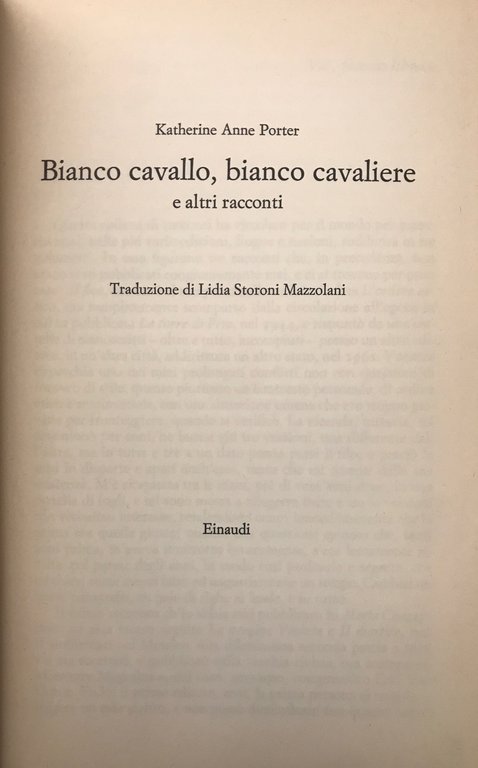 Bianco cavallo, bianco cavaliere e altri racconti | Immagine Gallery 3