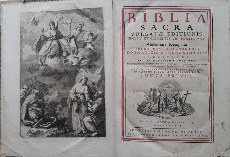 Biblia Sacra Vulgatae Editionis sixti v. et Clementis VIII. Pontif. …