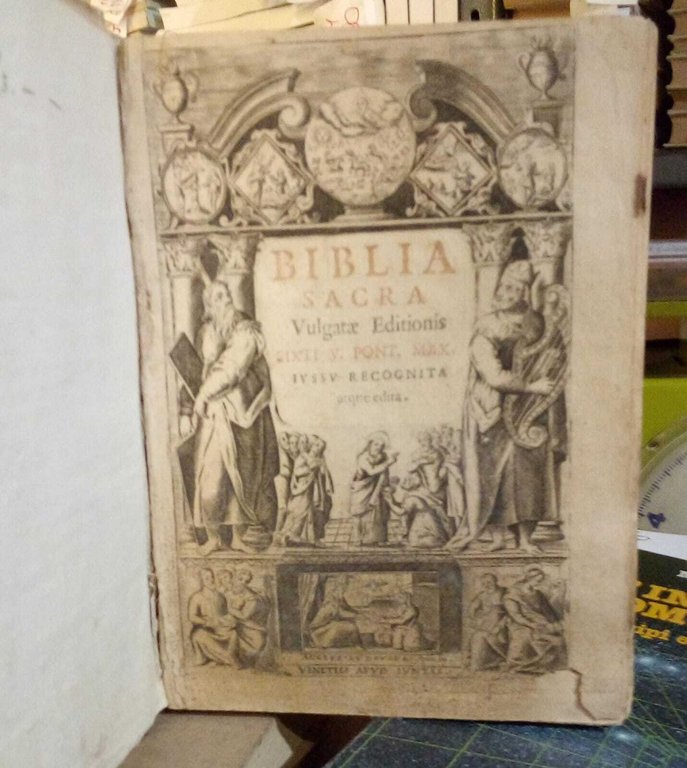 Biblia sacra. Vulgatae Editionis Sixti V. Pont. Max. Iussu recognita …