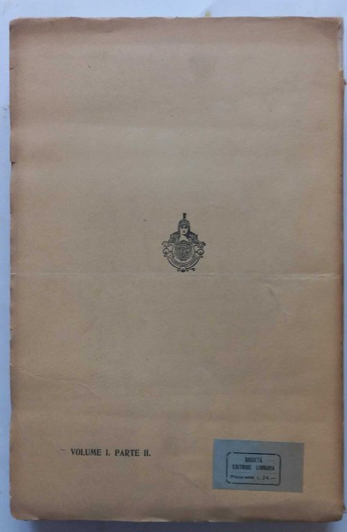 Biblioteca di storia economica. Vol. primo - parte seconda