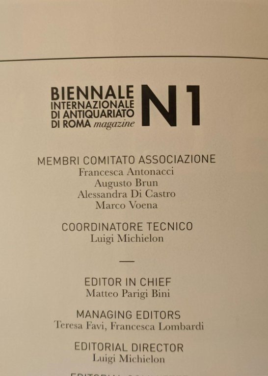 Biennale internazionale di antiquariato di Roma magazine (n^1) | Immagine Gallery 4