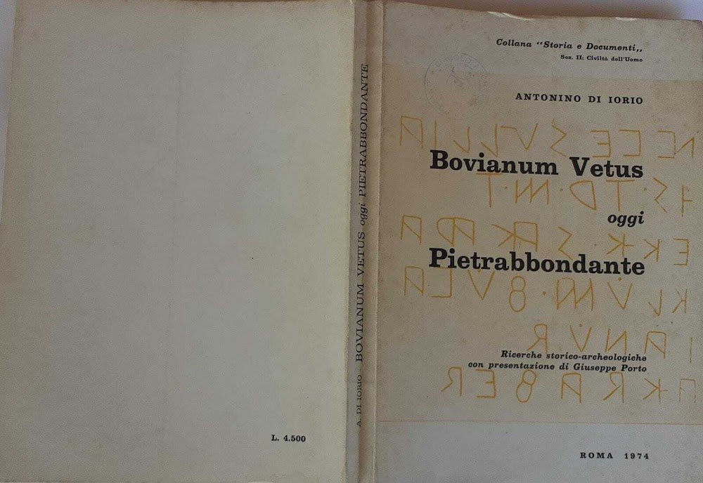 Bovianum Vetus oggi Pietrabbondante. Volume secondo
