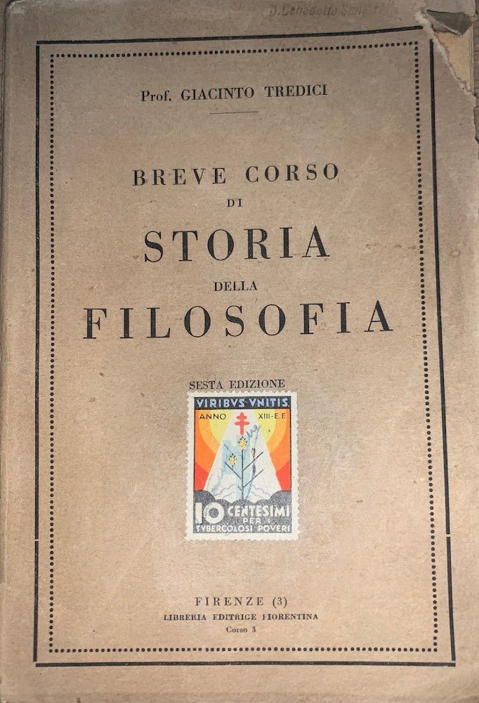 Breve corso di storia della filosofia
