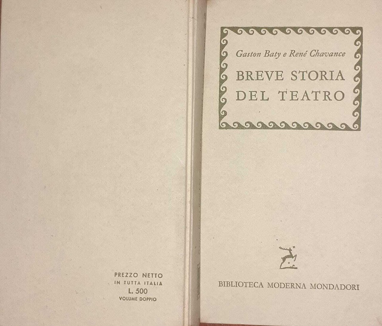 Breve storia del teatro