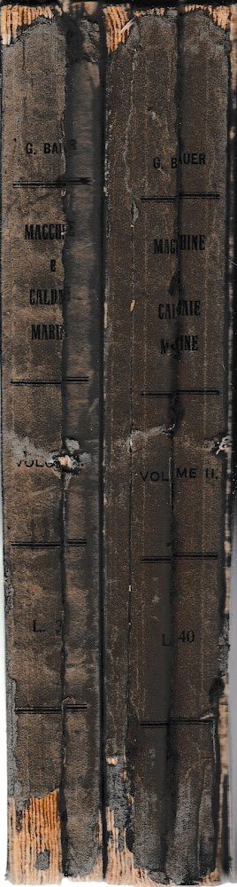 Calcolazione e costruzione delle Macchine e caldaie marine. 2 volumi | Immagine principale