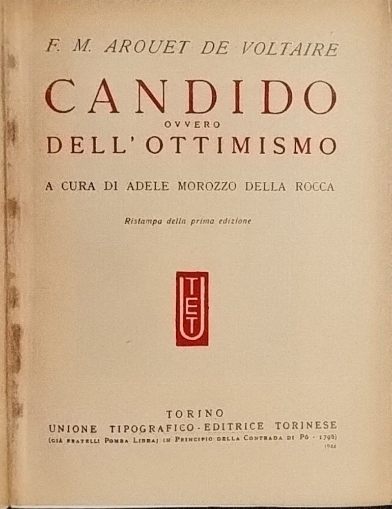 Candido ovvero dell'ottimismo
