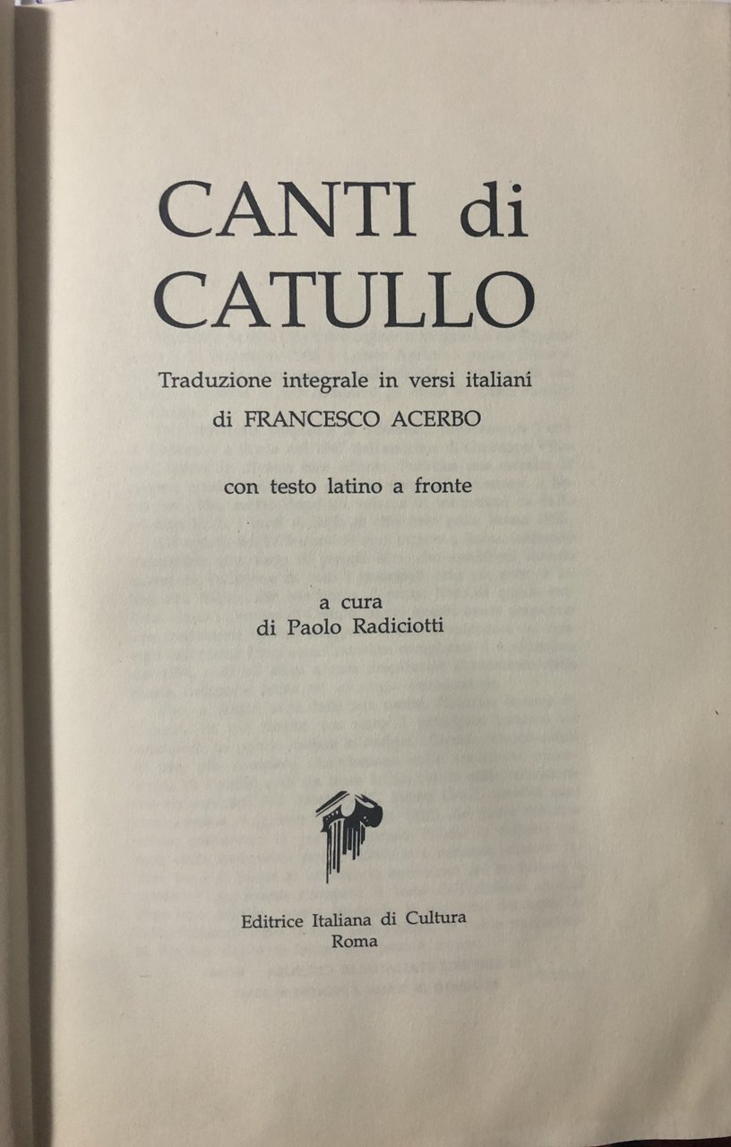 Canti di Catullo