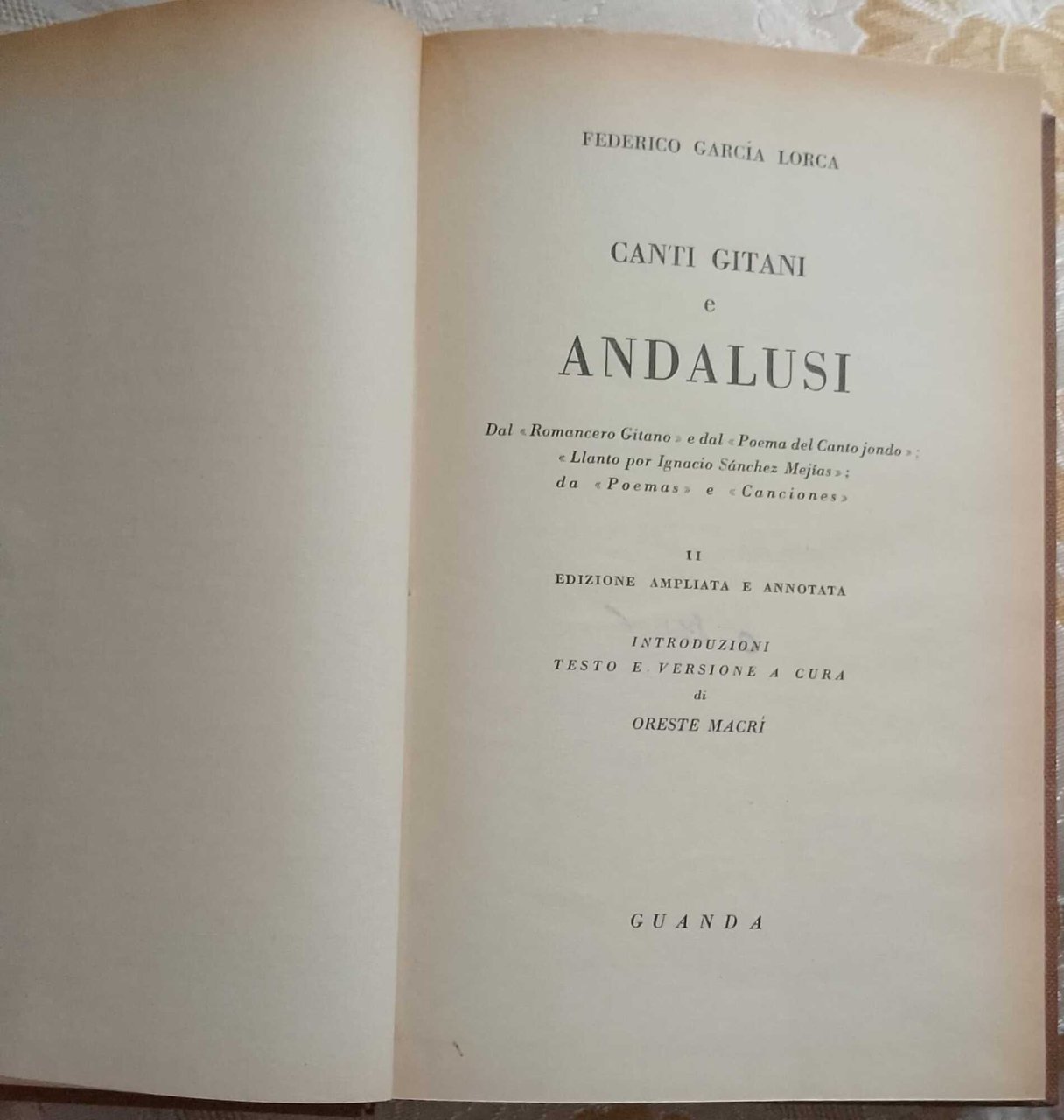 Canti gitani e andalusi. | Immagine principale