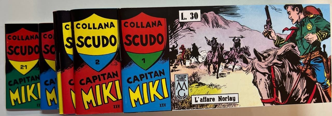 Capitan Miki. Collana Scudo. Serie XXV (da n^ 1 a …