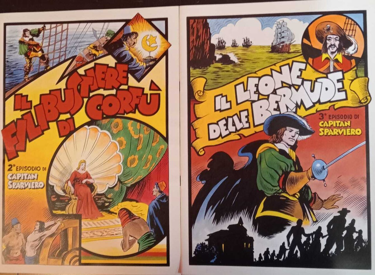 Capitan sparviero. 2^ e 3^ episodio. Ristampa anastatica. | Immagine principale