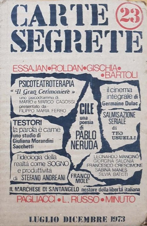 Carte segrete 23