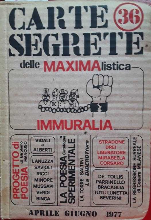 Carte segrete. Aprile Giugno 1977. n.36