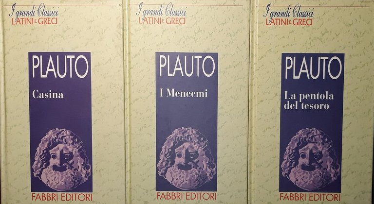 Casina p.234; Menecmi p.219; La pentola del tesoro p.198