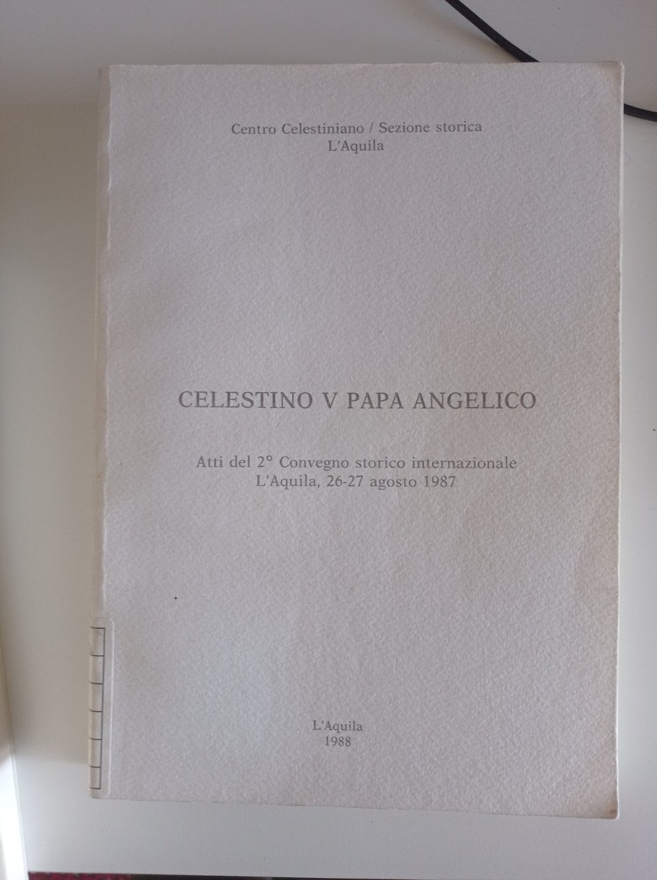 Celestino V Papa Angelico
