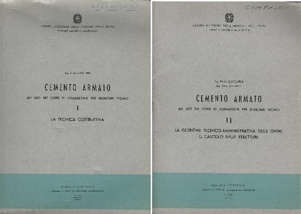 CEMENTO ARMATO. Vol. I-II. | Immagine Gallery 2