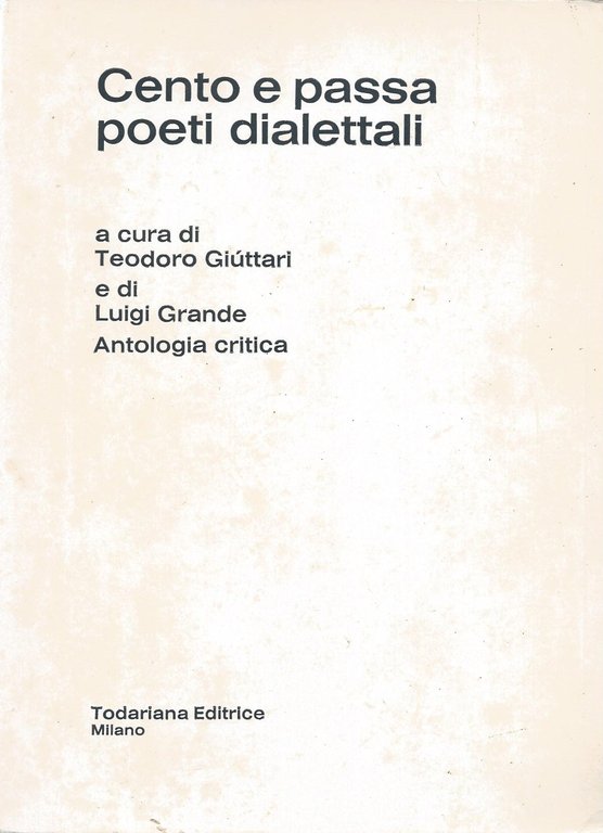 Cento e passa poeti dialettali | Immagine Gallery 2