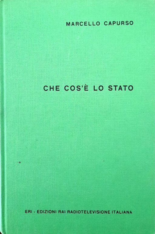 Che cos'è lo Stato