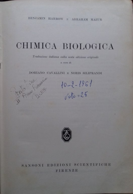 Chimica biologica