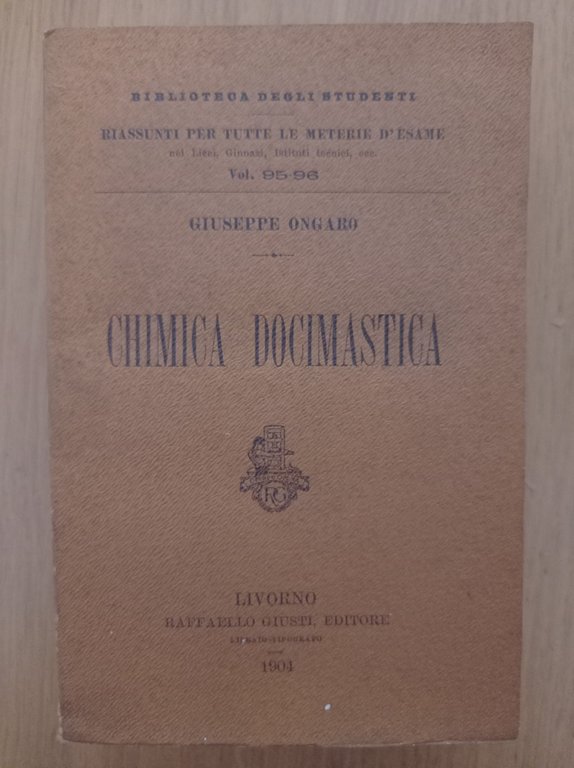 Chimica Docimastica