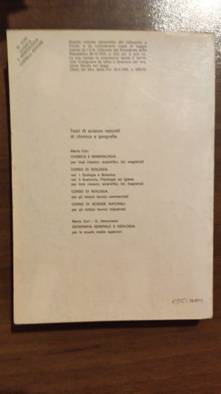 CHIMICA E MINERALOGIA