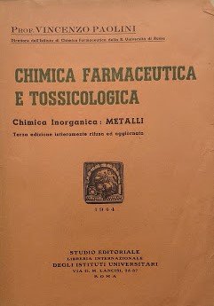 Chimica farmaceutica e tossicologica. Chimica inorganica: metalloidi
