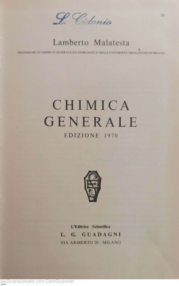 Chimica generale