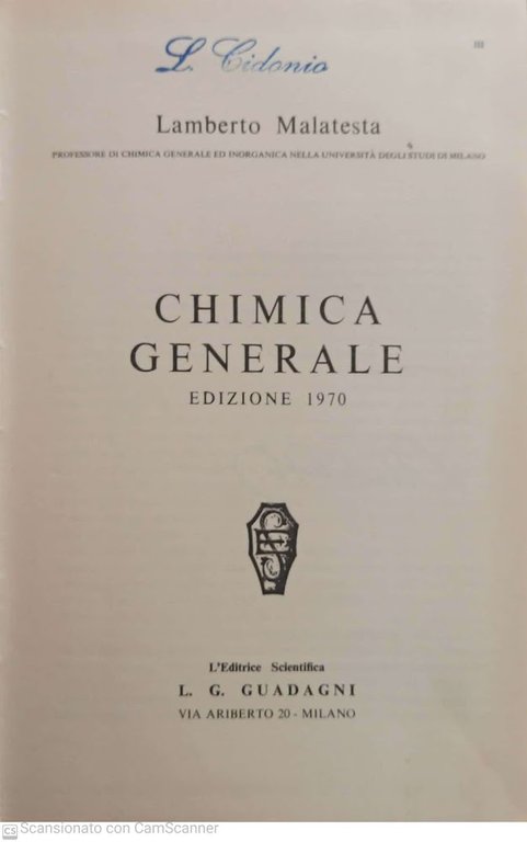Chimica generale