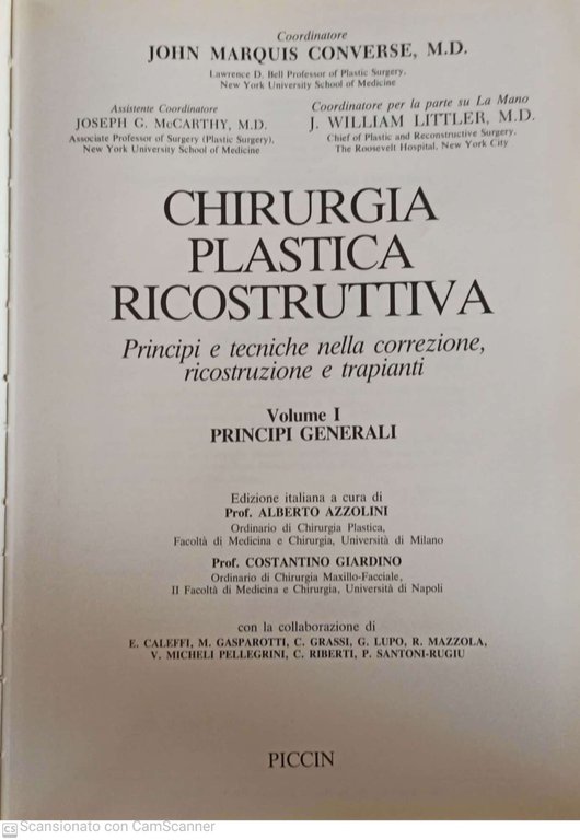 Chirurgia plastica ricostruttiva Principi e tecniche nella correzione ricostruzione e …
