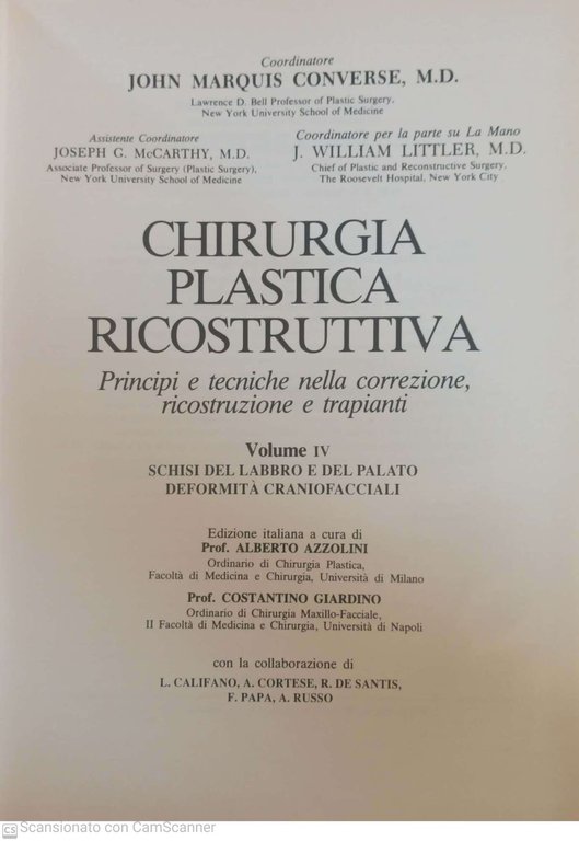 Chirurgia plastica ricostruttiva Principi e tecniche nella correzione ricostruzione e …