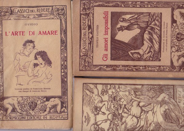 Classici del ridere. Editore Formiggini. 104 volumi + 2.