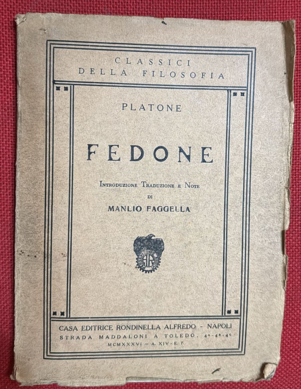 classici della filosofia platone fedone
